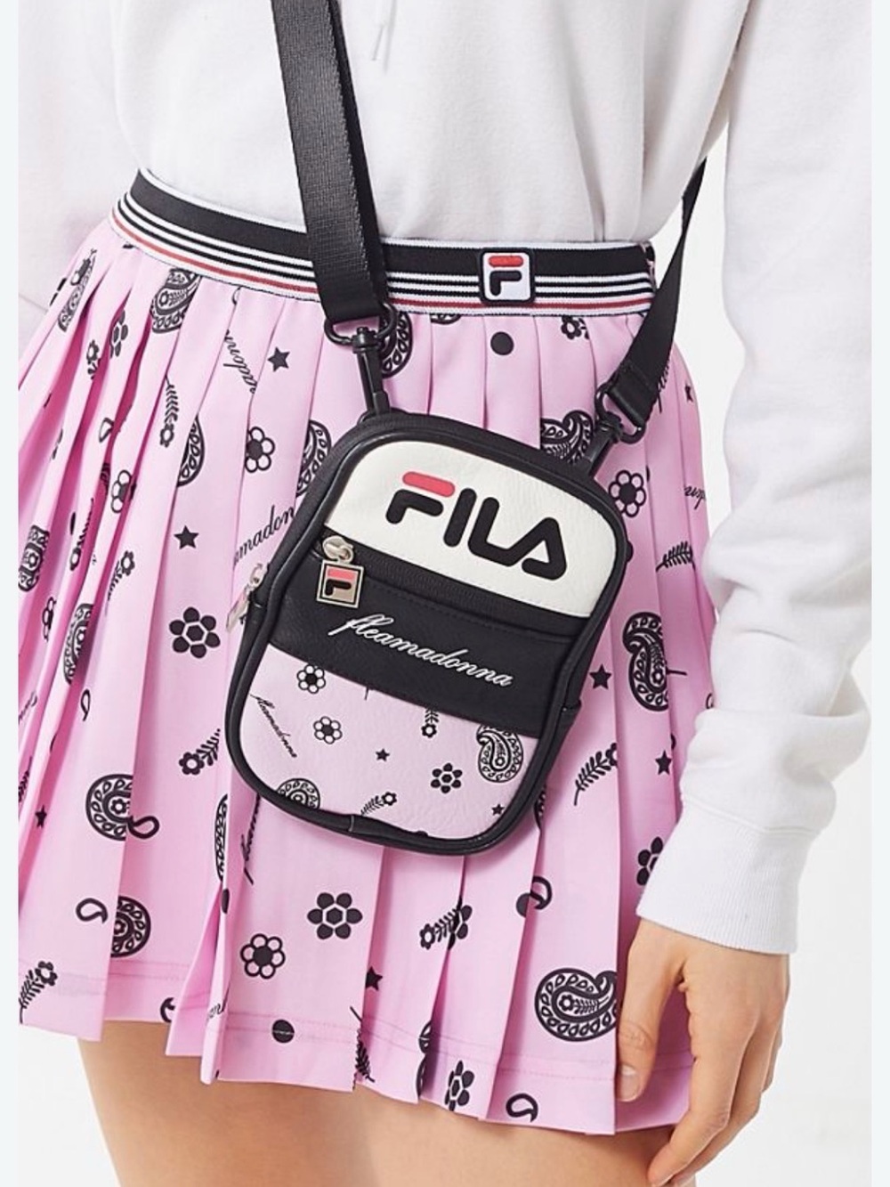 FILA X Fleamadonna UO Exclusive Mini Crossbody Bag